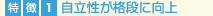 自立性が格段に向上